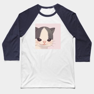 Smug Cat Hehe Baseball T-Shirt